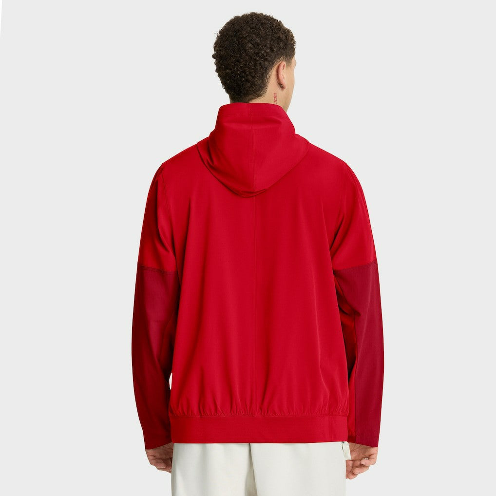 Kansas City Chiefs Sideline Anorak Half-Zip Hoodie Jacket - Red | Nike outlet