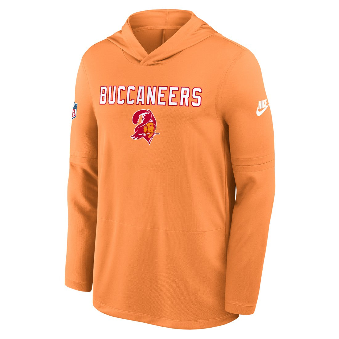 Tampa Bay Buccaneers Sideline Pass Accuracy Dri-FIT Long Sleeve Hoodie T-Shirt - Orange | Nike discount