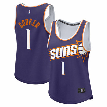 Devin Booker Phoenix Suns Women's Fast Break Player Jersey - Icon Edition - Purple | Fanatics online