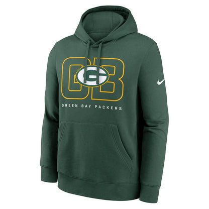 Green Bay Packers Busted Play Club Fleece Pullover Hoodie - Green | Nike discount