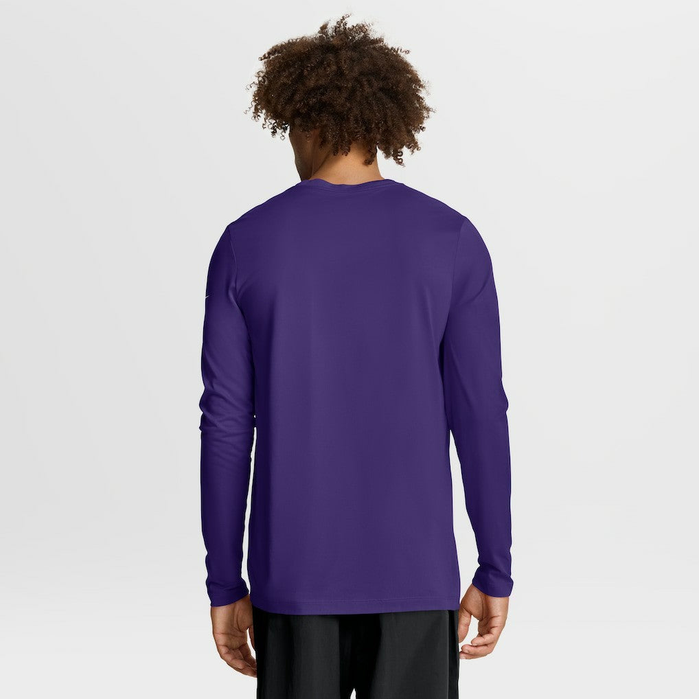 Minnesota Vikings Primetime Legend Icon Performance Long Sleeve T-Shirt - Purple | Nike outlet