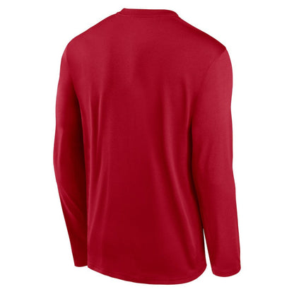 San Francisco 49ers Primetime Legend Icon Performance Long Sleeve T-Shirt - Scarlet | Nike cheap