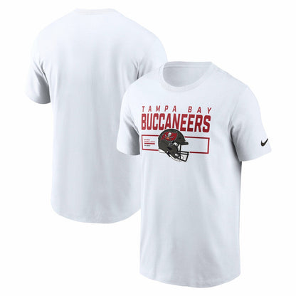 Tampa Bay Buccaneers Primetime Helmet Essential T-Shirt - White | Nike outlet