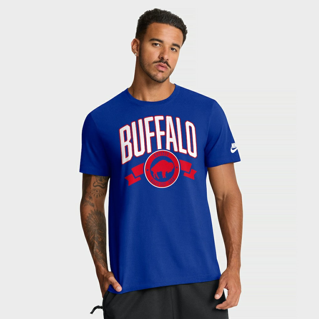 Buffalo Bills Rewind Front and Back Hit Essential T-Shirt - Royal | Nike online