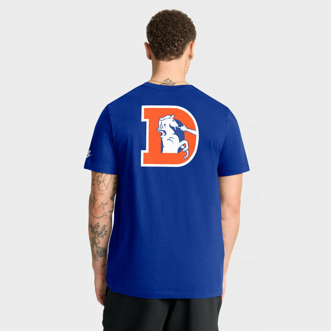 Denver Broncos Rewind Front and Back Hit Essential T-Shirt - Royal | Nike online