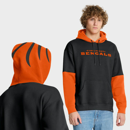 Cincinnati Bengals Helmet Pullover Hoodie - Black outlet