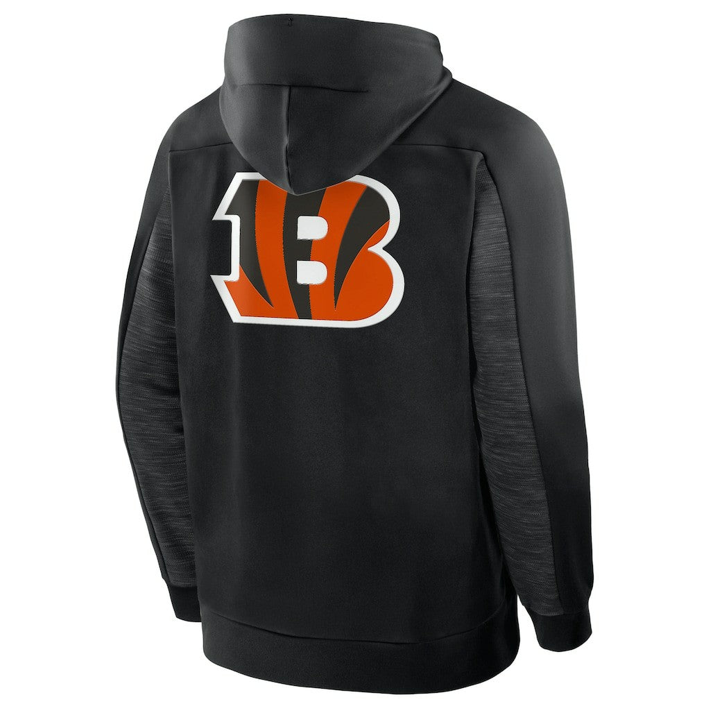 Cincinnati Bengals Checkdown Pass Full-Zip Hoodie - Black discount