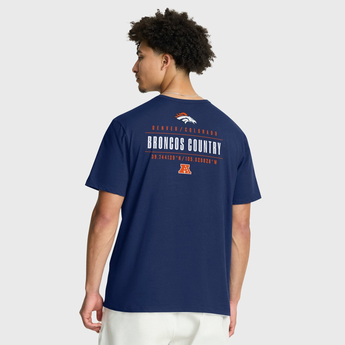 Denver Broncos Passing Pocket Legacy T-Shirt - Navy discount