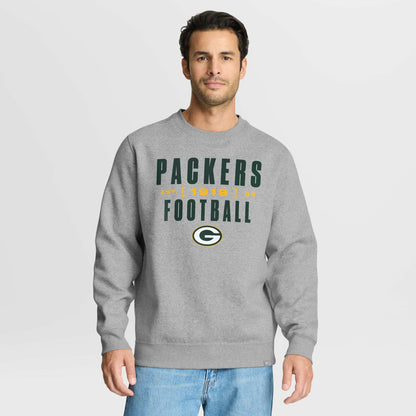 Green Bay Packers Powerful Throw Legacy Pullover Sweatshirt - Heather Gray outlet