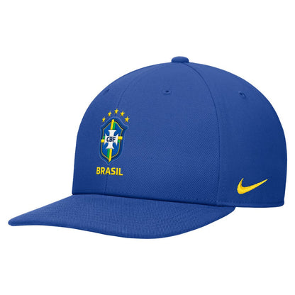 Brazil National Team Unisex Pro Flatbill Snapback Hat - Blue | Nike outlet
