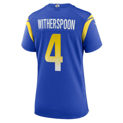 Ahkello Witherspoon Los Angeles Rams Women's Team Game Jersey - Royal | Nike sale
