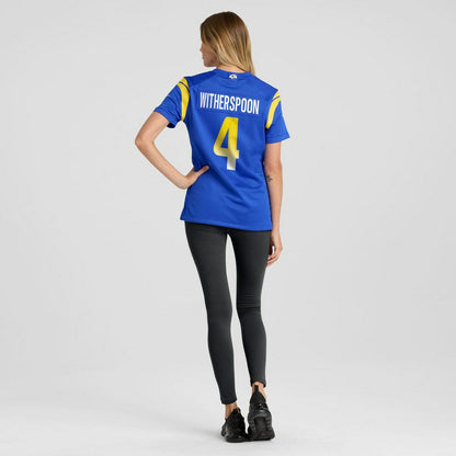 Ahkello Witherspoon Los Angeles Rams Women's Team Game Jersey - Royal | Nike sale
