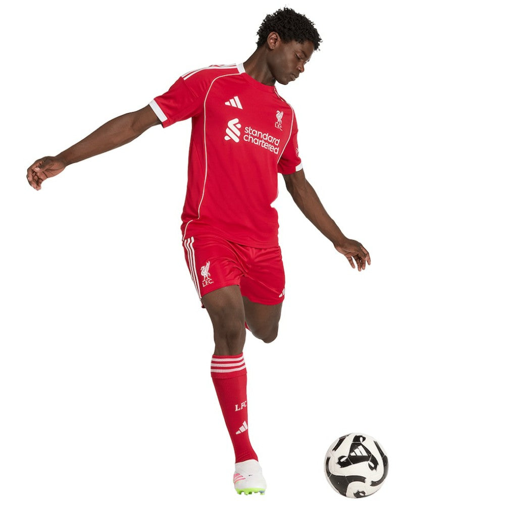 Liverpool 2025/26 Home AEROREADY Replica Shorts - Red | Adidas for sale