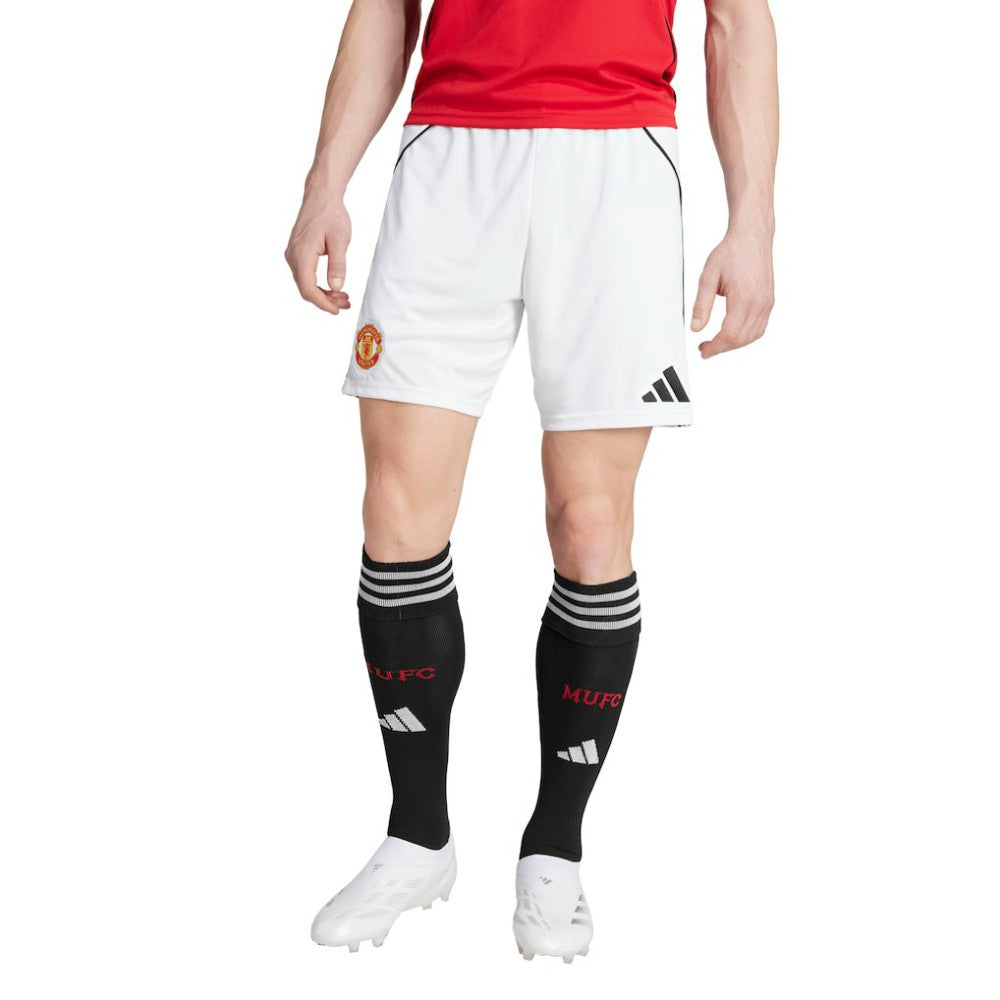 Manchester United 2025/26 Home AEROREADY Replica Shorts - White | Adidas shop