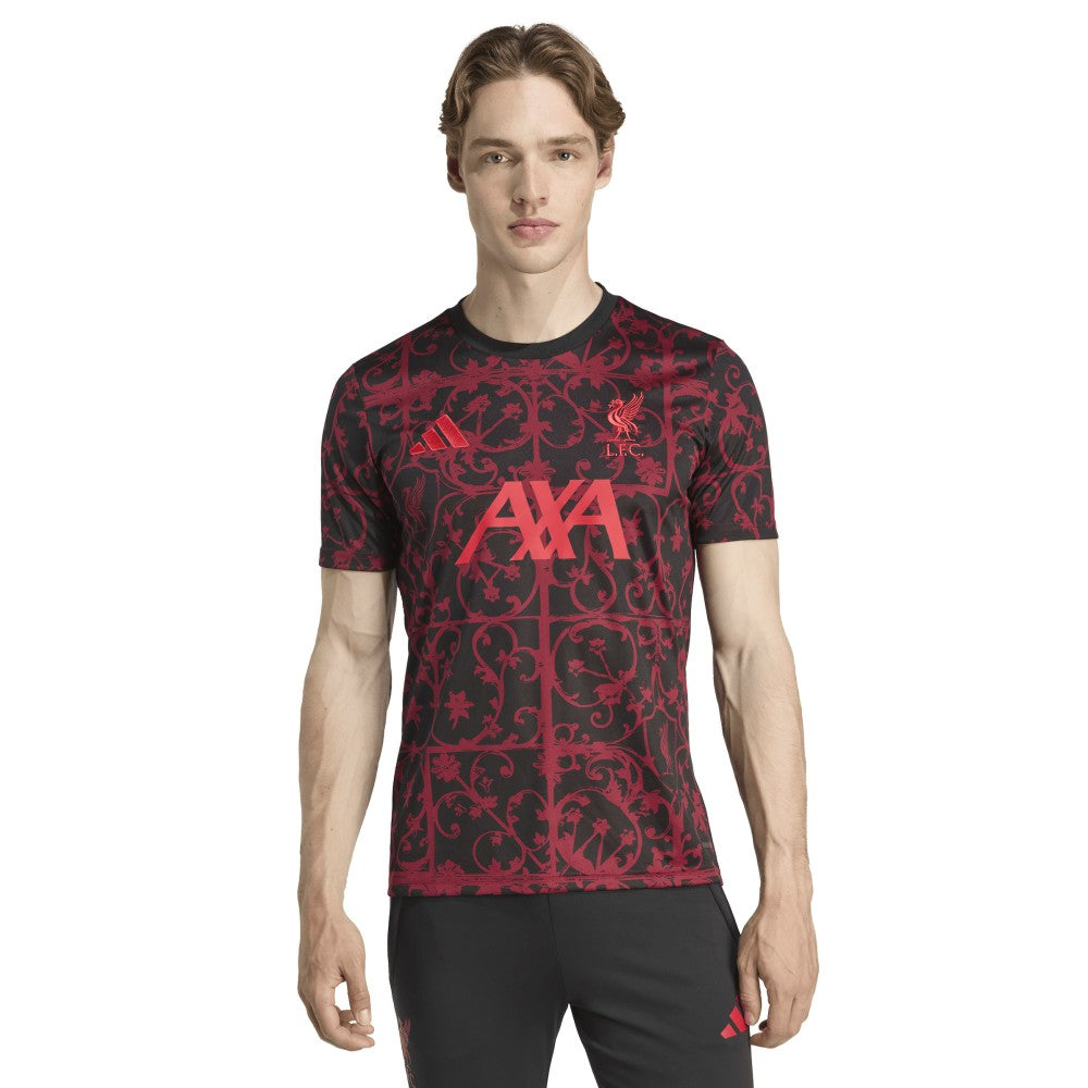 Liverpool 2025/26 AEROREADY Pre-Match Top - Black | Adidas cheap