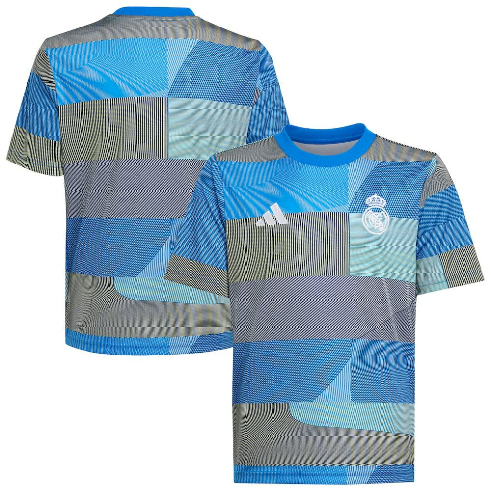 Real Madrid Youth 2025/26 Pre-Match AEROREADY Top - Blue | Adidas for sale