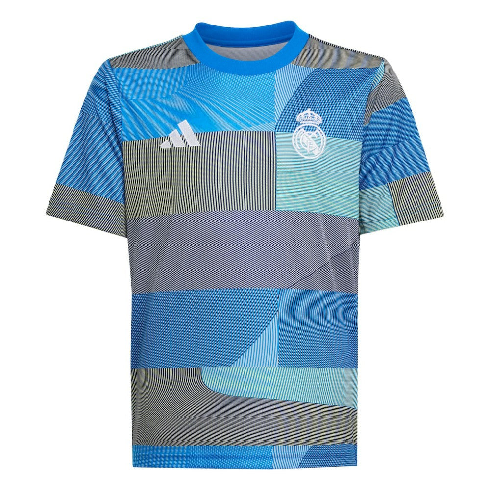 Real Madrid Youth 2025/26 Pre-Match AEROREADY Top - Blue | Adidas for sale