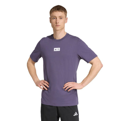 Manchester United Jersey Hook T-Shirt - Purple | Adidas on sale