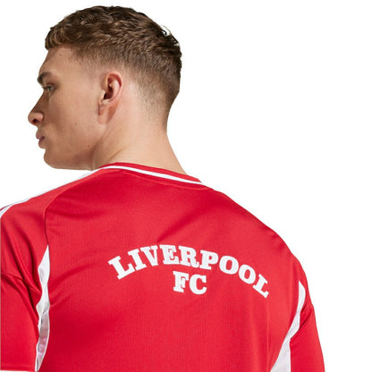 Liverpool Full-Button Baseball Jersey - Red | Adidas for sale