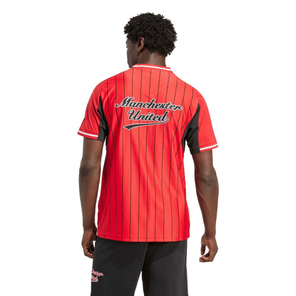 Manchester United US Pack Full-Button Baseball Jersey - Red | Adidas sale
