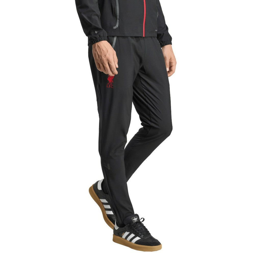 Liverpool 2025/26 Tiro Vis Tech Travel Pants - Black | Adidas for sale