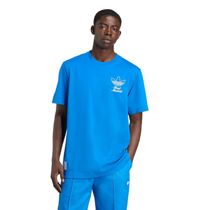 Real Madrid Terrace Icons Collection Graphic T-Shirt - Blue | Adidas on sale