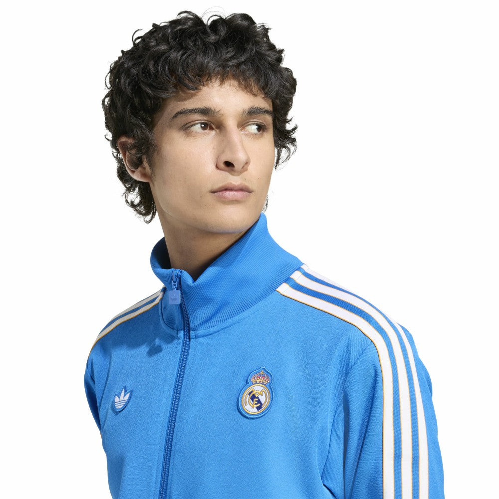 Real Madrid Terrace Icons Full-Zip Track Jacket - Blue | Adidas for sale