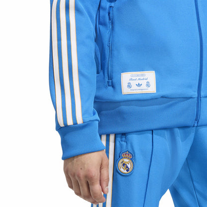 Real Madrid Terrace Icons Full-Zip Track Jacket - Blue | Adidas for sale