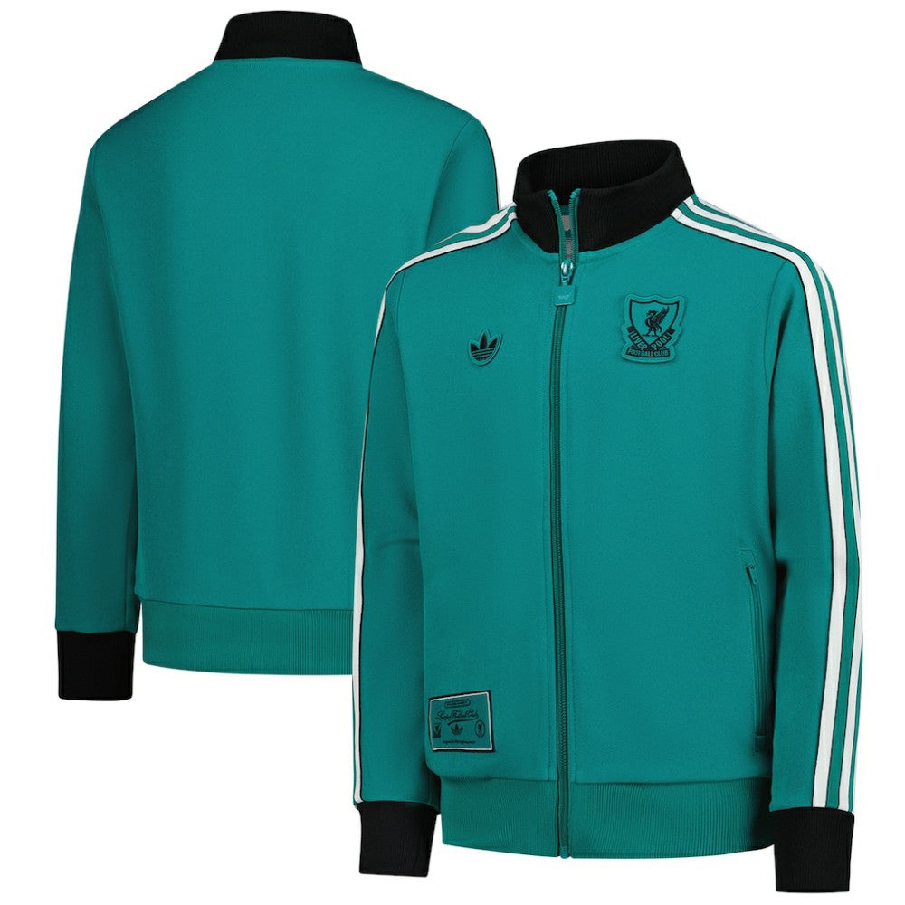 Liverpool Youth Terrace Icons Full-Zip Track Jacket - Green | Adidas outlet