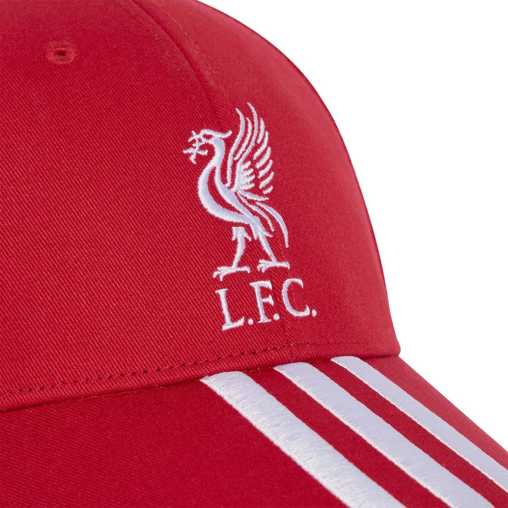 Liverpool Unisex Three-Stripe Dad Adjustable Hat - Red | Adidas for sale