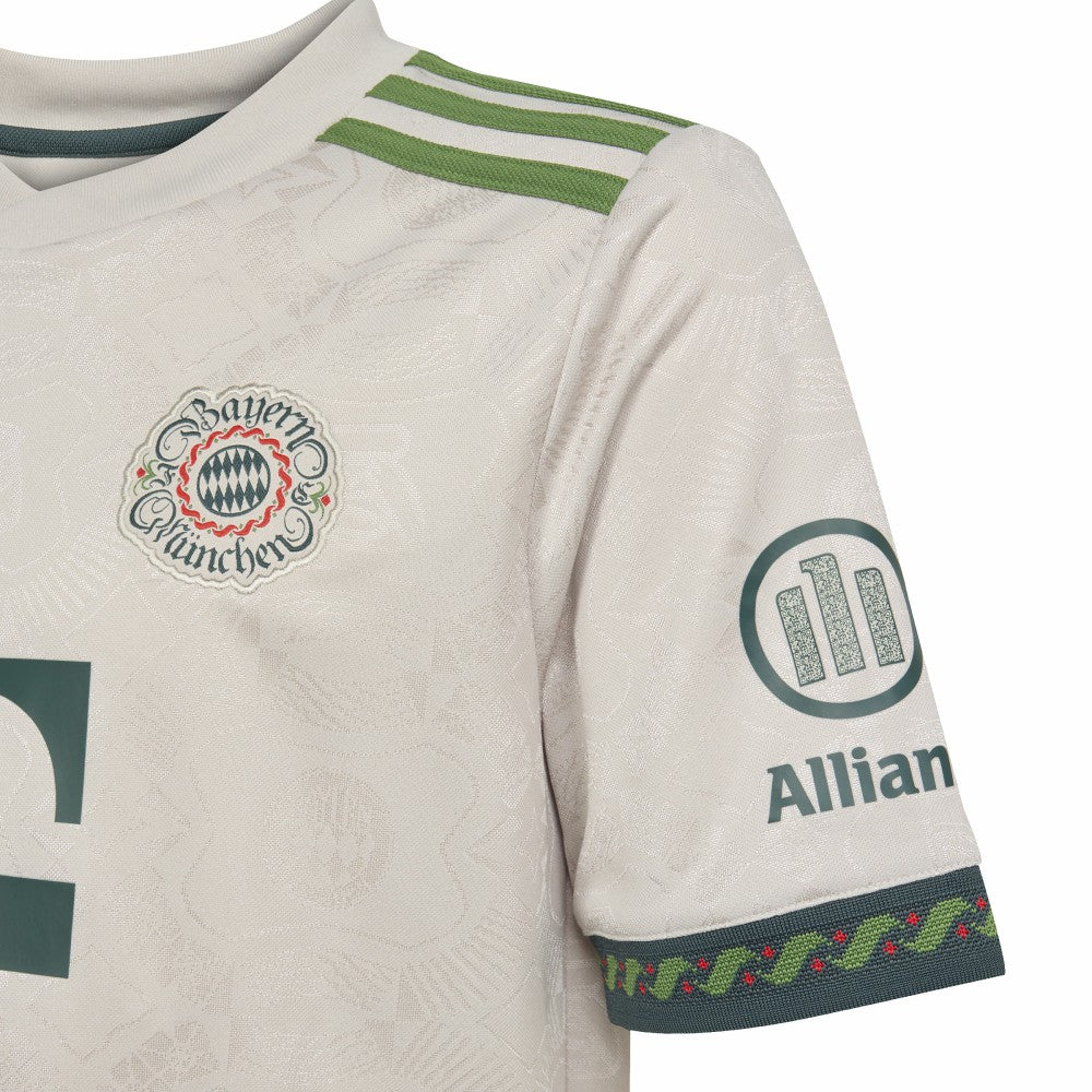 Bayern Munich Youth 2025/26 Fourth Replica Jersey - Tan | Adidas discount