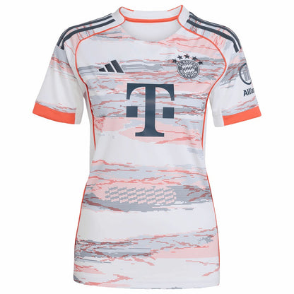 Bayern Munich Women's 2025/26 Away Replica Jersey - White | Adidas shop
