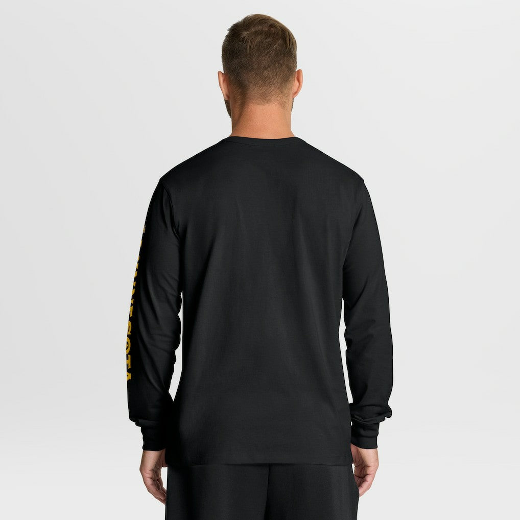 Minnesota Vikings Hometown Sweep Legacy Long Sleeve T-Shirt - Black for sale