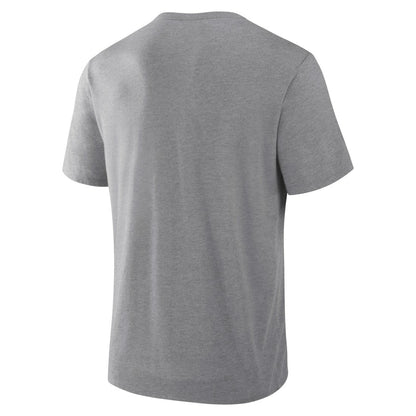 Denver Broncos First Down Tribute Tri-Blend T-Shirt - Heather Gray discount