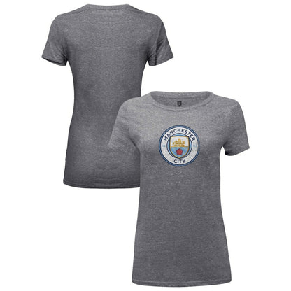 Manchester City 1863FC Women's Color Badge Tri-Blend T-Shirt - Heather Gray online