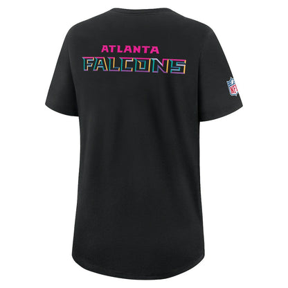 Atlanta Falcons Women's 2025 NFL Crucial Catch Tri-Blend Dri-FIT T-Shirt - Black | Nike cheap