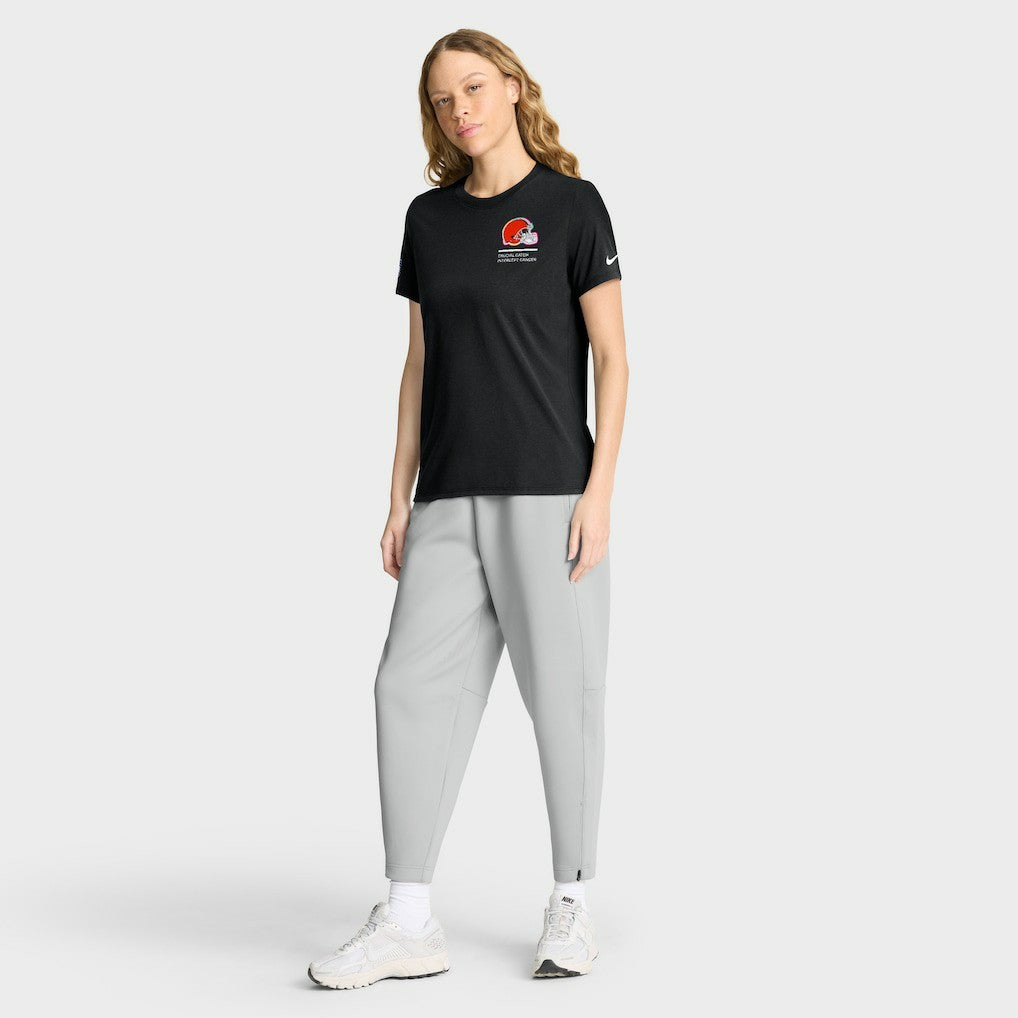 Cleveland Browns Women's 2025 NFL Crucial Catch Tri-Blend Dri-FIT T-Shirt - Black | Nike discount