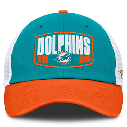 Miami Dolphins Franchise Trucker Adjustable Hat - Aqua/Orange discount