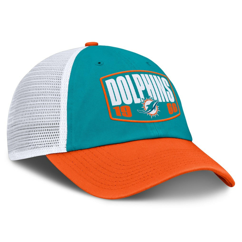 Miami Dolphins Franchise Trucker Adjustable Hat - Aqua/Orange discount