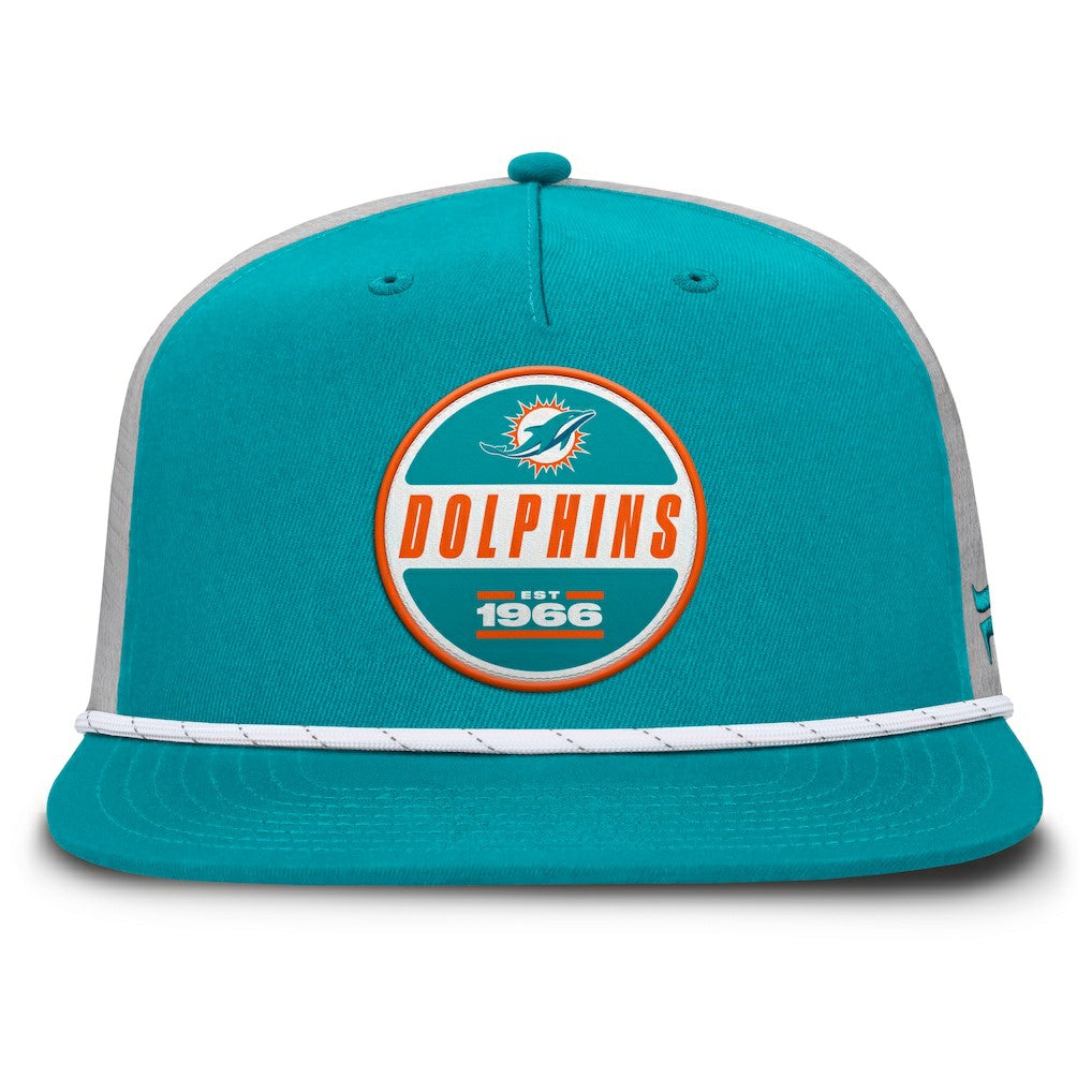 Miami Dolphins Edge Rush Trucker Adjustable Hat - Aqua/Gray outlet