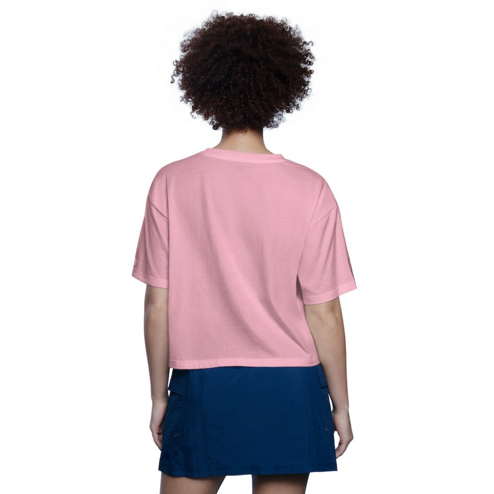 Baltimore Orioles Starter Women's Play the Ball Boxy Cropped T-Shirt - Pink