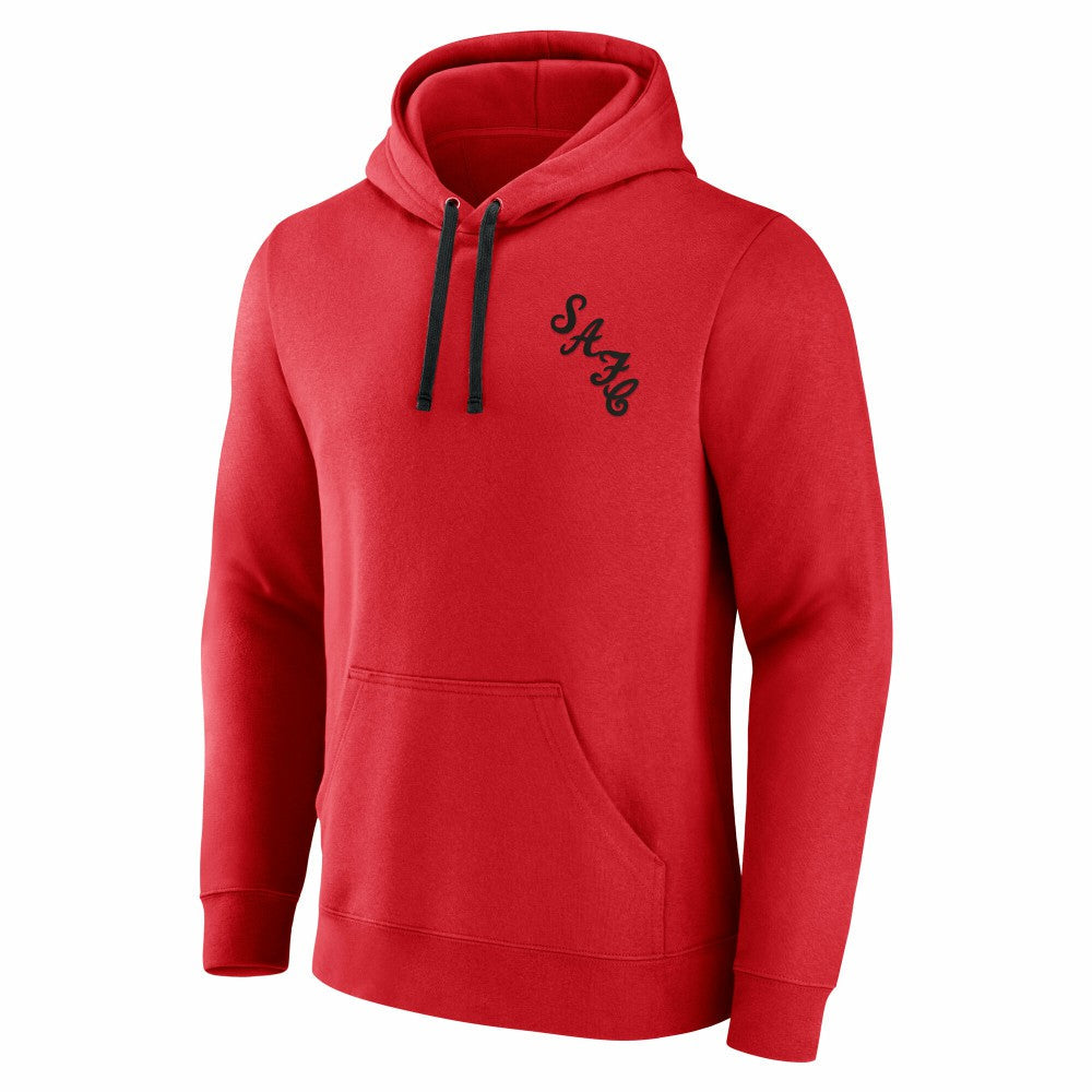 Sunderland Essentials Small Crest Overhead Hoodie / Athletic Red / Mens shop