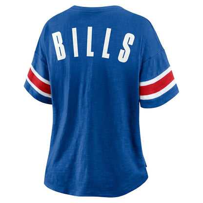 Buffalo Bills Women's Redzone Curl Route T-Shirt - Royal sale