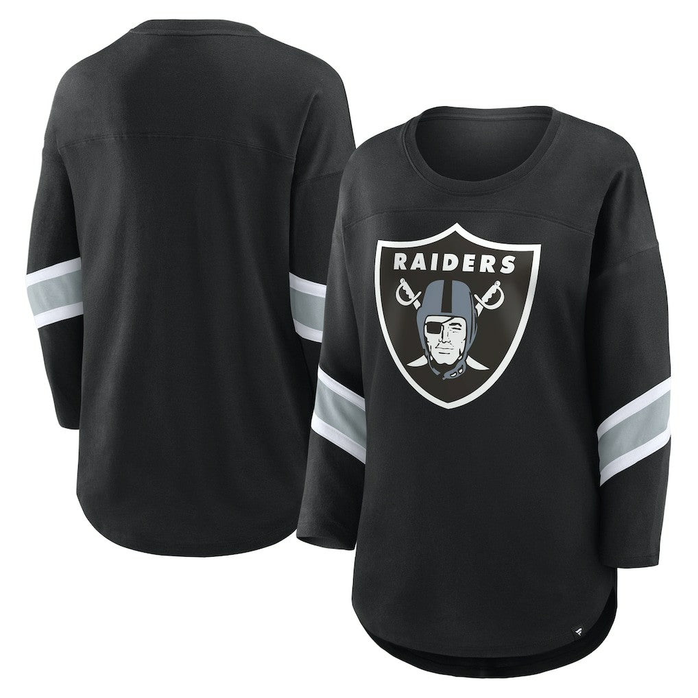 Las Vegas Raiders Women's Redzone 3/4-Sleeve T-Shirt - Black online
