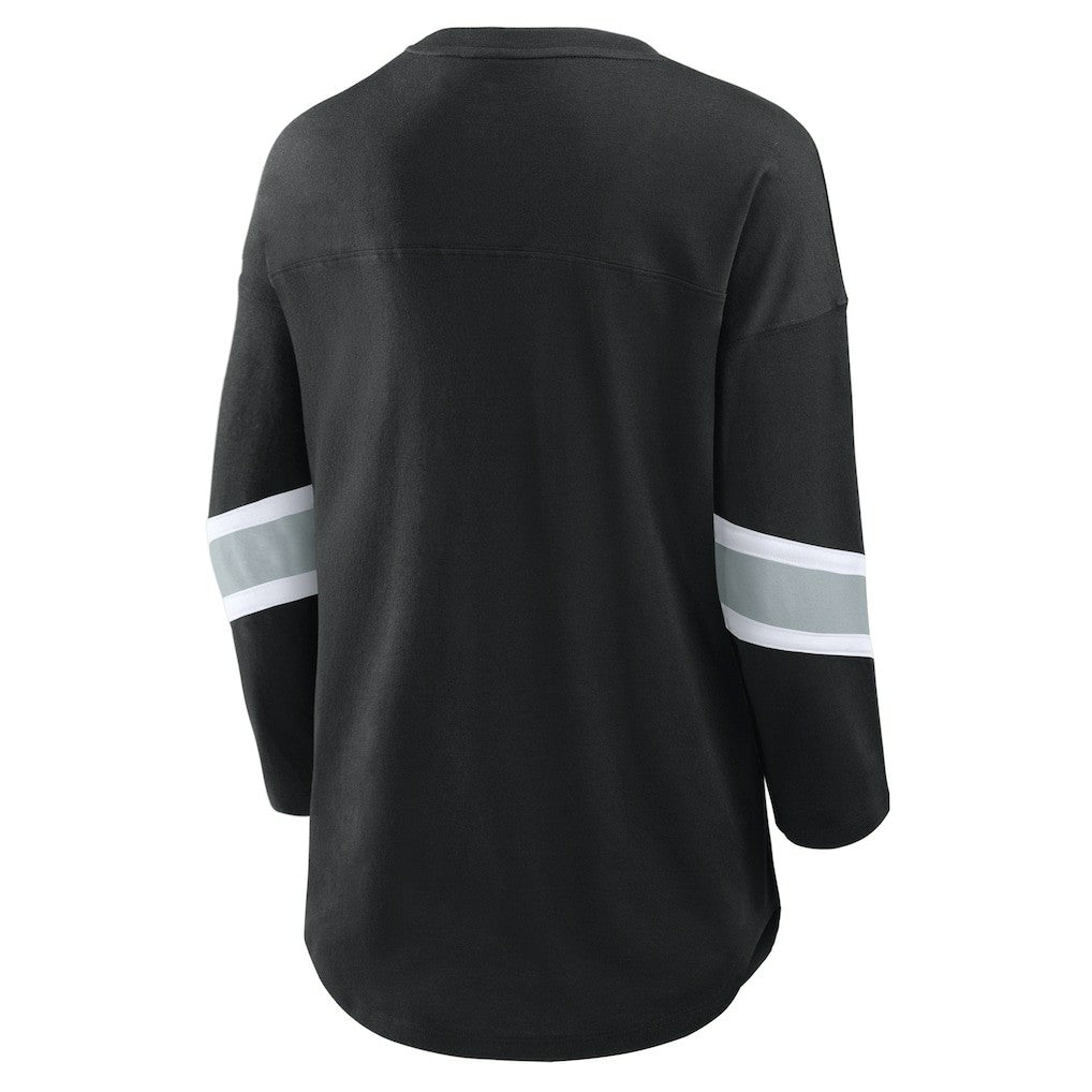 Las Vegas Raiders Women's Redzone 3/4-Sleeve T-Shirt - Black online