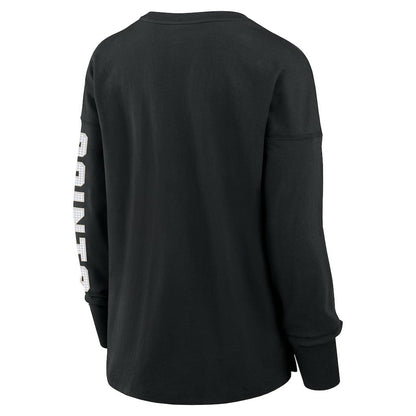 New Orleans Saints Women's Hometown Legacy Long Sleeve T-Shirt - Black cheap