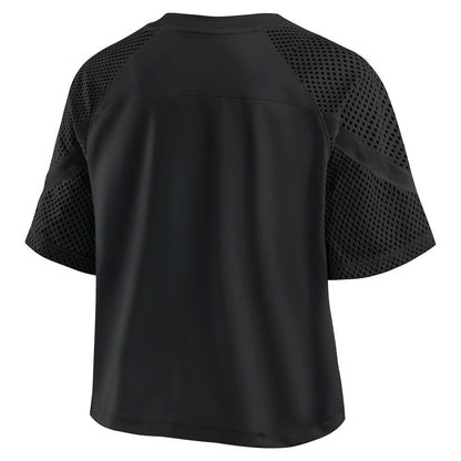 Baltimore Ravens Women's Oversized Raglan V-Neck Blackout Fashion Jersey online