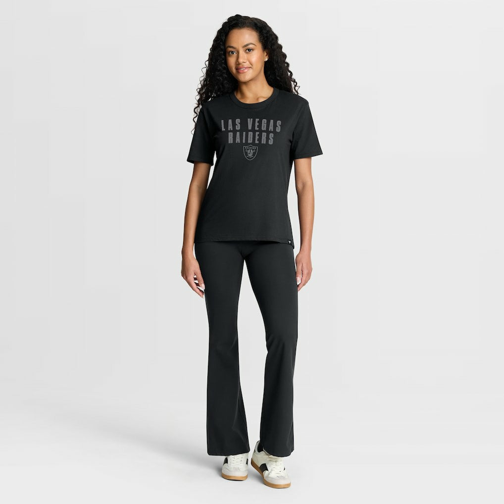 Las Vegas Raiders Women's Blackout Kneel Down Legacy T-Shirt - Black on sale