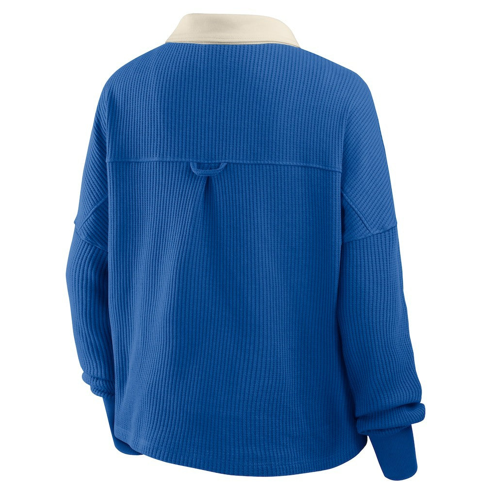 Buffalo Bills Women's Oversized Hometown Premium Thermal Long Sleeve Shirt - Royal sale