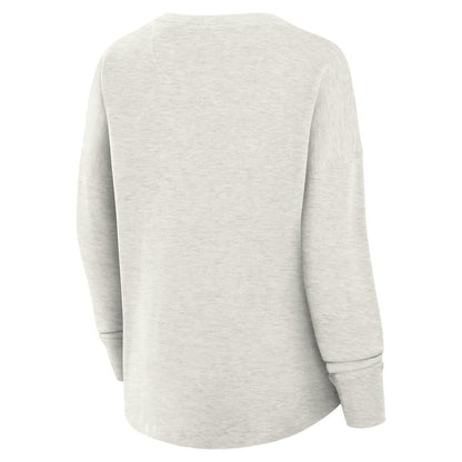 Green Bay Packers Women's Oversized Hometown Pullover Sweatshirt - Heather Gray cheap